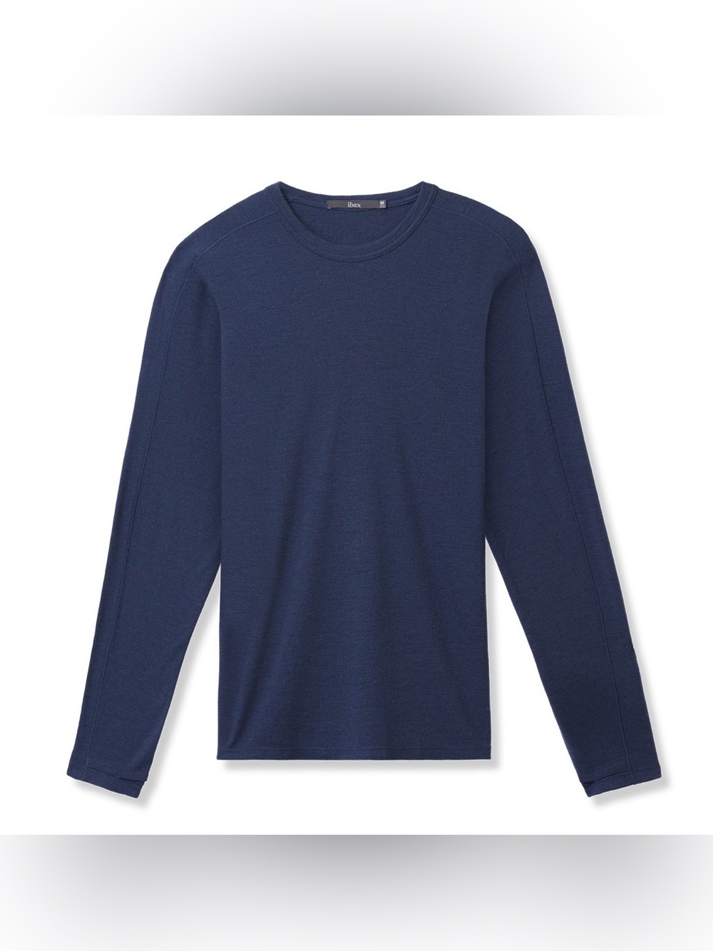 Meriwool Layers Woolies 250 Crew Long-Sleeve Shirt Blue Large NWT